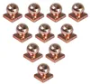 10x Kupfer Pfostenkappe Kugel 90x90 mm Zaunkappe Zierkappe Produktbild-Vorschau 1
