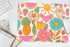 MuchoWow® Mauspad Mousepad Eule - Regenbogen - Blumen - Produktbild-Vorschau 6