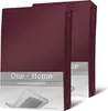 2 Spannbettlaken  bordeaux 140x200 cm - 160x200 cm Produktbild-Vorschau 1