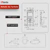 Lavita WC Set: Duofix Basic Vorwandelement + Lavita Wand Produktbild-Vorschau 2