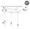 Home Sweet Home Hängeleuchte vintage Globe LED 3L G18- Produktbild-Vorschau 6