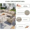 Set da giardino Flieks da 6 pezzi per 7-8 persone, set di Anteprima dell’immagine prodotto 6