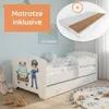 Detská posteľ 80x160 cm s matracom a zásuvkou, ochranou Náhľad obrázku produktu 13