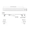 Bc-elec - L06-70-B Duschrinne 70cm aus Edelstahl black Produktbild-Vorschau 2