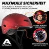 Apollo Skatehelm - Liquid Red -  S/M - SW001 Produktbild-Vorschau 3