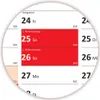 XXL Wandkalender DIN A0 2027 (rot2) große Tageskästchen Produktbild-Vorschau 3