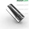 A silver downspout connector on a white background. Produktbild-Vorschau