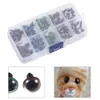 100 pièces de 10mm de couleur yeux de sécurité en plastique Voir les images du produit 3