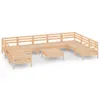 vidaXL 10 tlg. Garten Lounge Set Massivholz Kiefer - Produktbild-Vorschau 3