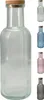 Glasflasche mit Korkdeckel, 1l, rosa Produktbild-Vorschau 2