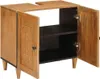 Badezimmerschrank Wandmontiert Hellbraun 62 x 33 x 58 cm Produktbild-Vorschau 2