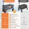 7MAGIC 120L Bollerwagen Faltbar 150KG Belastbar mit Große Produktbild-Vorschau 16