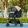 PawHut 2-in-1 hondenwagen, hondenbuggy met Productafbeelding-voorbeeld 2