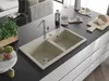 Mexen Hektor évier en granit 2 bacs 800 x 480 mm, beige, Voir les images du produit 2