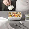 MALACASA, série IVY, 4dílná sada porcelánových misek miska Náhled obrázku produktu 5