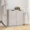 A shoe cabinet with a handbag and umbrellas on top, next to a coat rack. Náhľad obrázku produktu