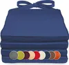 sunnypillow 4er Set Stuhlkissen 40 x 45 x 5cm | Produktbild-Vorschau 1