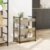 vidaXL Kuchyňský vozík Sonoma dub 50x30x70 cm materiál na Náhled obrázku produktu 3