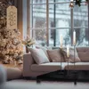 Moderno portacandele di Natale nero e oro - set di 3 Anteprima dell’immagine prodotto 9