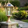 Solar Sockelleuchte klassisch Außenleuchte Gartenleuchte Produktbild-Vorschau 4
