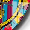 DEQORI Glasuhr Ø30 cm Römisch 'Wappen FC Barcelona' Wanduhr Produktbild-Vorschau 5