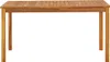 vidaXL Gartentisch 140x80x74 cm Massivholz Akazie Anteprima dell’immagine prodotto 9