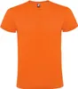 A plain orange t-shirt is shown against a white background. Produktbild-Vorschau