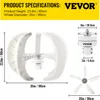 VEVOR Windturbinengenerator 600 W Vertikale Windgenerator, Produktbild-Vorschau 7