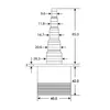 Raccord droit OHA DN 40 pour tuyaux de 8,2 à 26,5 mm, Voir les images du produit 3