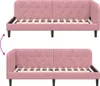 Eckbettgestell Rosa 90 x 200 cm Samt Produktbild-Vorschau 9