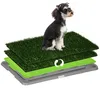 PawHut Welpentoilette Hundetoilette mit 2 Grasmatte Tablett Produktbild-Vorschau 1