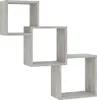 Three cube-shaped shelves arranged in a staggered pattern. Náhľad obrázku produktu