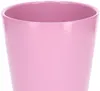 A close-up view of the top portion of a pink ceramic pot. Podgląd zdjęcia produktu