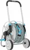 A garden hose reel cart with a hose wound around it, shown against a white background. Náhľad obrázku produktu