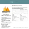GLOW FIRE Ethanol Kamin 'Göteborg' | Ethanolofen in weiß Produktbild-Vorschau 12