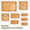 Schubladen Organizer Box 8er Set - Aus nachhaltigemBambus Produktbild-Vorschau 4