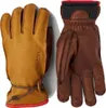 A pair of leather gloves shown from the front and back. Produktbild-Vorschau