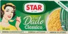 A box of Star brand bouillon cubes, featuring a retro-style illustration of a woman and a close-up of the bouillon cubes. Produktbild-Vorschau
