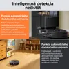 Collage showing a robotic vacuum cleaner and its features, with text overlays. Náhľad obrázku produktu