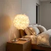 LED Pendelleuchte, Feder-Design, weiß, D 60 cm Produktbild-Vorschau 2