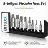Bituxx Vielzahn Nuss Set 8 tlg., MS-13387 Produktbild-Vorschau 2