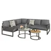 Garten-Lounge-Set für 6-7 Personen – Wetterfeste Ecksofa Produktbild-Vorschau 18