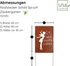UNUS Gartenschild Elfe Mein Zaubergarten Edelrost Metall Produktbild-Vorschau 4