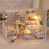 Miniatur mit Moebeln, DIY-Holzbausatz, Mini-Haus, Geschenke Produktbild-Vorschau 3