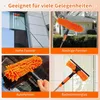 Nettoyeur de vitres professionnel, raclette de douche 2en1 Voir les images du produit 12