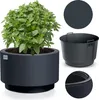Pot de fleurs avec insert HEOSO anthracite 46,8 cm Voir les images du produit 14