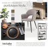 tectake® Sachel křeslo v sametovém vzhledu, čalouněné 57 x Náhled obrázku produktu 15