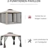 Outsunny Gartenpavillon Pavillon Gartenzelt mit 4 Produktbild-Vorschau 4