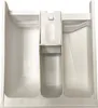 A white plastic detergent drawer for a washing machine. Produktbild-Vorschau