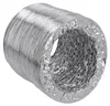 A coiled silver flexible duct made of aluminum. Produktbild-Vorschau